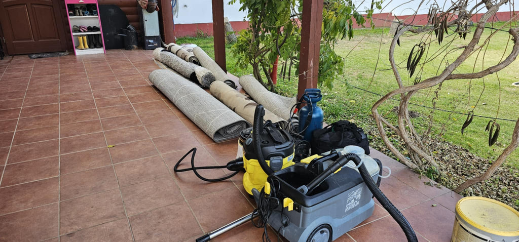 Szőnyegtisztítás helyszínen gőzös technológiával